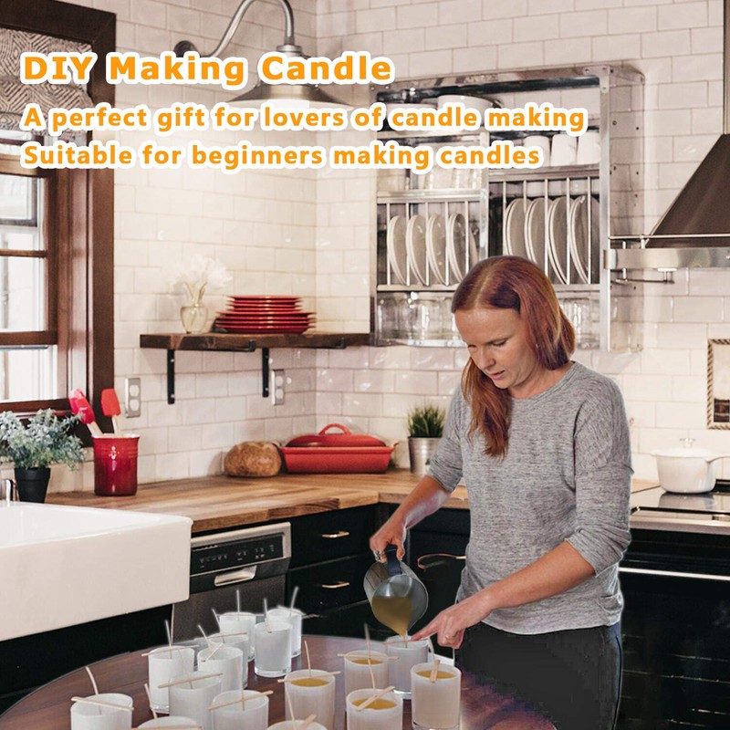 BBAXI Candle Making Pouring Pot, 1500 ML/50 OZ Candle Pouring