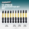 10-Piece Impact Screwdriver Bit Set - Caliastro