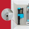 SPARES2GO Toilet Cistern Fill Valve Universal 1/2" BSP Adjustable Water