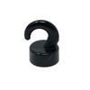 Black Plastic Mini Magnetic Hooks for Fridge, Office, Whiteboard, Noticeboard,