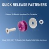JDMSPEED Purple Universal CNC Billet Bumper Trunk Quick Release Fastener