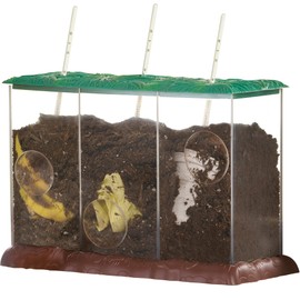 Educational Insights See-Through Compost Container - STEM Kits for Kids, Earth Science Kit for Homeschool or Classroom, Practice Observation & Learn About Nature, Science Experiments for Kids Ages 4+