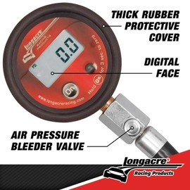 Longacre 52-53097 0-100 PSI Digital Tire Pressure Gauge