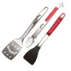 Jim Beam JB0160 Soft Grip Handle Grilling Tools Set (3-Piece)