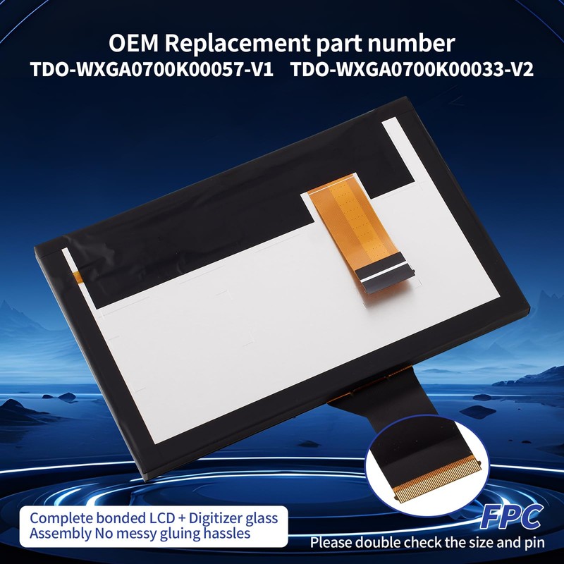 RESNAVSCREN Uconnect LCD Screen and Digitizer Replacement for 2020-2017 Jeep