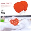 BIUDECO 2 Pack Exfoliating Bath Gloves Gentle Skin Exfoliator Bath