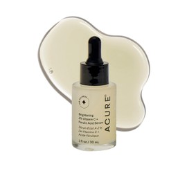 Acure Brightening 2% Vitamin C & Ferulic Acid Serum - Vit C Serum for Face, Anti Aging, Bright Glow for Women & Men, Facial Skincare, Vegan & Cruelty Free - 1 fl oz