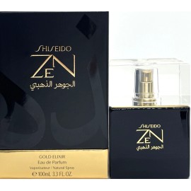 SHISEIDO ZEN GOLD ELIXIR EAU DE PARFUM FOR WOMEN 3.3 Oz / 100 ml BRAND NEW ITEM!