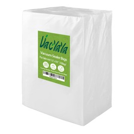 VacYaYa 100 Plus Gallon 4mil 11.5" x 18.5" Thick Vacuum Sealer Freezer Storage Machine Bags for Food,Vac Seal a Meal Bags with BPA Free and Commercial Grade Sous Vide Vaccume Seal Safe PreCut Bag