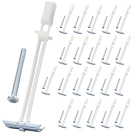 Drywall Anchor with Included Bolts for 1/4”-20 Fastener Size, Heavy Duty Hollow Drywall Anchors kit for TV Mounting, Stainless Steel Wall Anchors Holds Up to 270 Pounds Each in 1/2-in Drywall-22 Pack