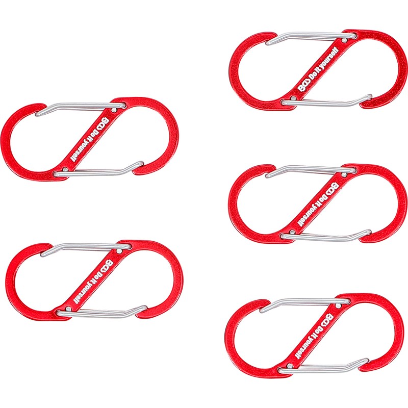 BGS Diy 85785 Snap Hook Assortment with Double Opening Aluminium