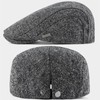 EKMTBJXY Flat Beret Men's Peaked Cap Cotton Beret Newsboy Driving