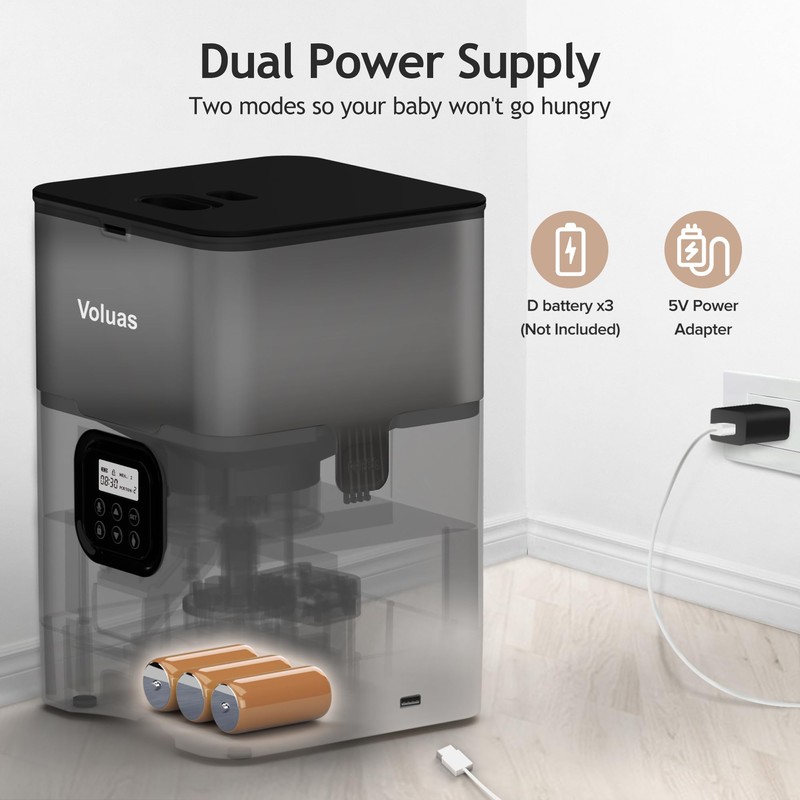 VOLUAS Automatic Cat Feeders - Pet Dry Food Dispenser with