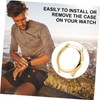DOITOOL 2 Pcs Protective Case -Resistant Frame Case Frame Smartwatches