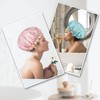 1 Pack Shower Cap for Women, Oil-proof Caps, Double Layers