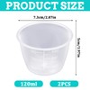 2 PCS Laundry Measuring Cup 120ml Laundry Detergent Washable Cup