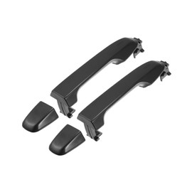 A ABSOPRO Rear Left Driver and Right Passenger Side Exterior Door Handle Fit for Toyota Camry - Pack of 2 Black Item Replacement
