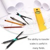 Proportional Dividers Drawing Measurement Caliper Tools Multifunctional Compass Ruler for