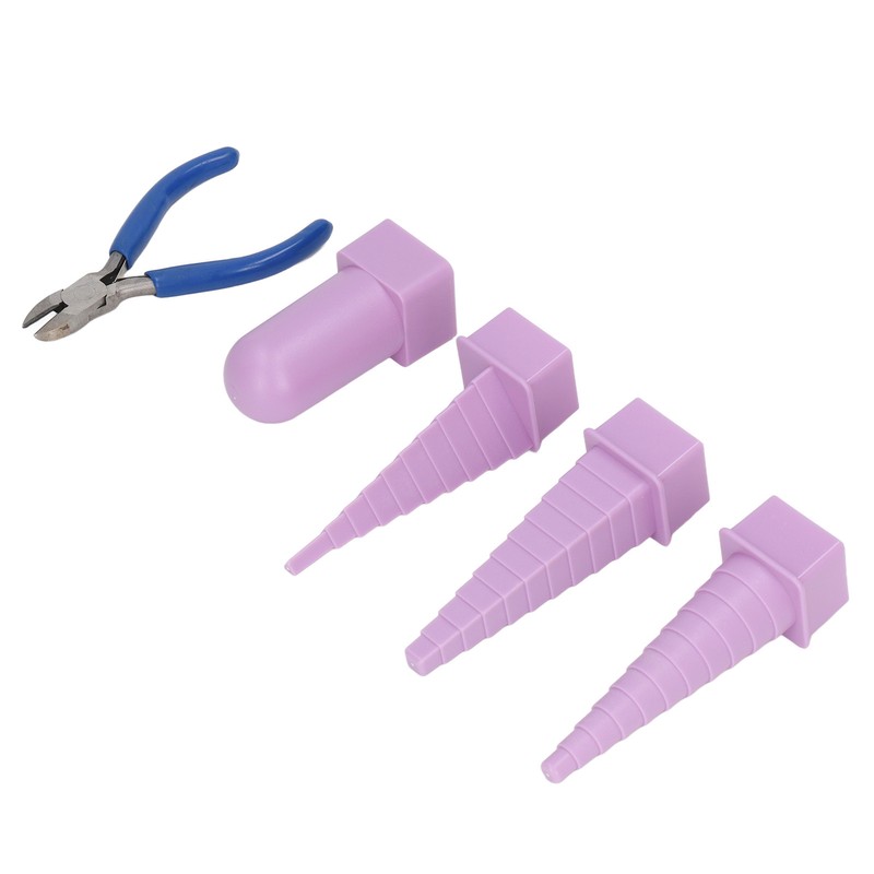 4Pcs Jewelry Mandrel Round Oval Triangle Square Jewellery Making Tool