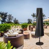 OKPOW Parasol Cover, Heavy Duty Rip Proof 600D Oxford Fabric