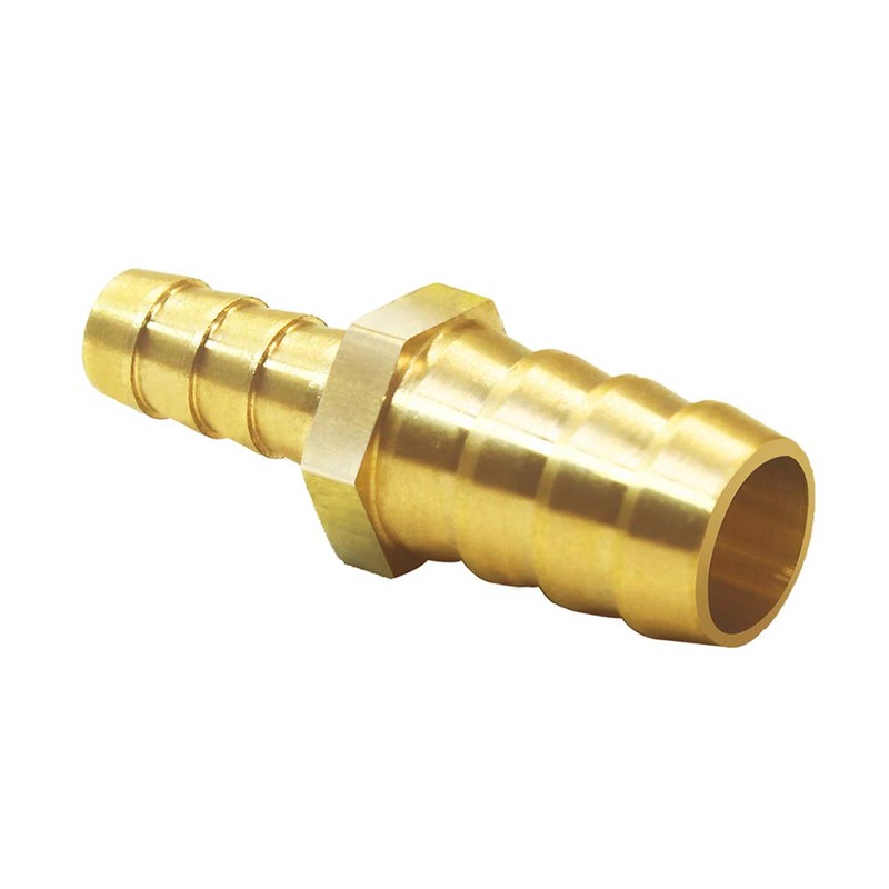 Joywayus Brass Hose Barb Reducer 5/16" to 3/8" Reducing Hex