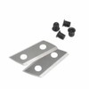 2 Pairs Garden Shredder Cutting Blade Replacement for Einhell GH-KS