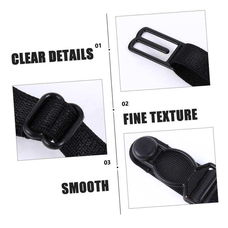 IWOWHERO 10 Pcs Adjustable Elastic Mask Extenders Flexible Ear Straps