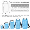 IDRYBAG Transparent Waterproof Bag 2L/5L/10L/15L/20L, Small Waterproof Bag for Kayaking,