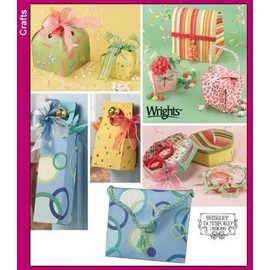 Simplicity 4320 Crafts Sewing Pattern Fabric Gift Boxes Shirley Botsford