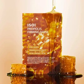 Isoi 아이소이 NEW 프로폴리스 퍼밍 마스크 꿀광탄력 23ml 1매, 1개 Isoi NEW Propolis Firming Mask Honey Glow Elasticity 23ml 1 sheet, 1 piece