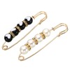 PATIKIL Decorative Pins for Clothing Fashion Safety Pins Simulation Pearl