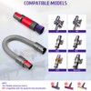 Dusting Brush & Flexible Extension Hose Compatible with Dyson V7/