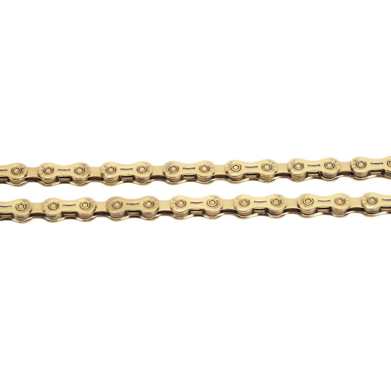 Gold 10 Speed Bike Chain Half Hollow Lightweight Bicycle Chain