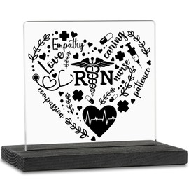 Thank You Gifts for Nurses, Nurse Appreciation Gift for Women, RN Nurses, Nursing School Gifts, RN Gifts for Nurses. Nursing Graduation Gifts for Her, Women, Acrylic Plaques Decor, WDSS19
