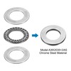 sourcing map 4 Sets AXK2035+2AS Thrust Needle Roller Bearings with