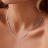 Meeran Sterling Silver Necklace for Men, 925 Silver Chain for