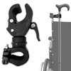 SADIKALO Cane Holder for Walker - 2pcs Wheelchair Rollator Crutches
