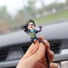 AMIORO Clown Car Pendant Interior Rearview Mirrors Charms Hanging Ornament