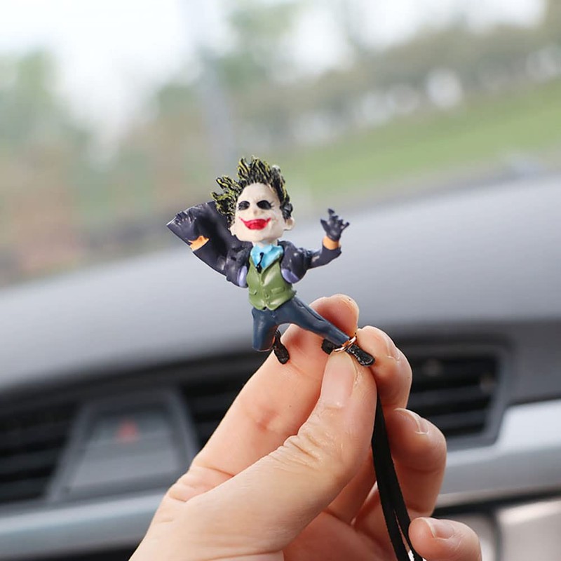 AMIORO Clown Car Pendant Interior Rearview Mirrors Charms Hanging Ornament