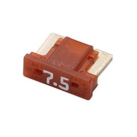 HELLA 8JS 728 596-302 Fuse - Mini-Flat Fuse - 7.5A - Quantity: 5