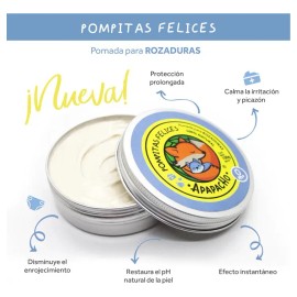 Balsamo Pompitas Felices Para Rozaduras Bebe Apapacho 100gr