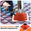 Yaocom # 6 Od 4-3/4''-10' Chimney Boot Post for Metal