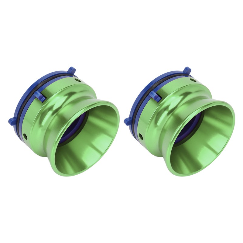 1 Pair NAB Hub Adapters Polished Aluminum Alloy Universal Loading