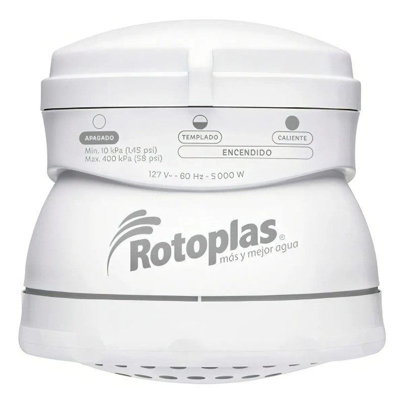 Regadera Eléctrica Rotoplas 5000 W (310841) Color Blanco