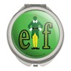 Elf Movie Logo Compact Travel Purse Handbag Makeup Mirror