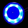 ZONADA 12V LED Stainless Steel Cup Drink Holder 2PCS Blue