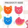 FillTouch 3 Pcs Dual Sided Scrub Sponge Multi Functional Sponge