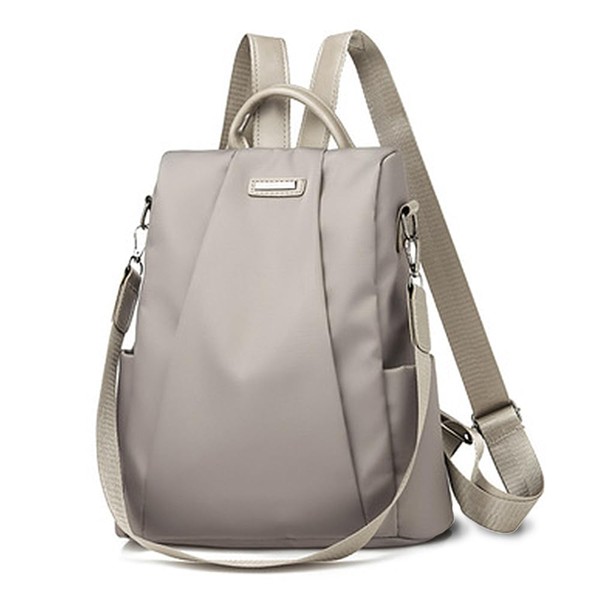 MOANATURA Women Casual Anti-Theft Backpack Waterproof Nylon Backpack Large Capacity