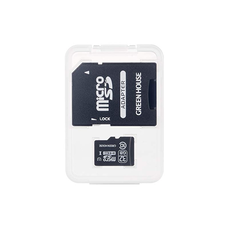 Greenhouse GH-SDMRHCUB32G microSDHC Card, 32 GB, Class 10, UHS-I Compatible