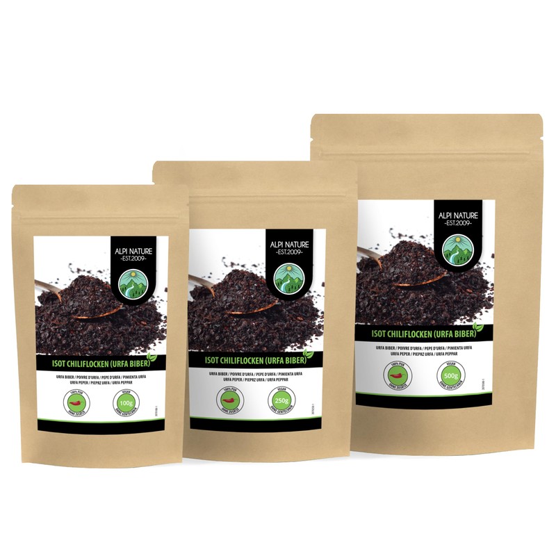 Urfa Chilli Flakes 500g 1.1 lb by Alpi Nature, Turkish